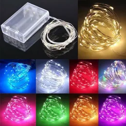 1M 2M 3M 5M 10M Copper Wire LED String Lights Holiday Lighting Fairy Garland for Christmas Tree Wedding Party Decoration D4.0