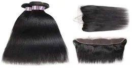 Пучки человеческих волос Ishow с прозрачным HD-кружевом 13x6 с фронтальной застежкой, свободные, глубокие, курчавые, вьющиеся, прямая вода для женщин 828in9221657