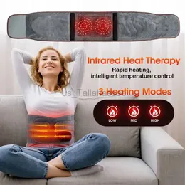 Slimming Belt Updated lumbar massager support belt relieving pain lower back cushion 3-stage thermal compressor for physical therapy rehabilitation 240322