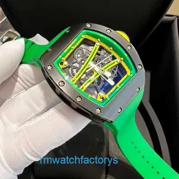 Захватывающие эксклюзивные наручные часы RM Watch Rm61-01 Автоматические механические часы серии Rm61-01 Yohan Blake Runway Черные керамические txoe
