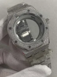 Kompletny zestaw zegarków z piaskiem gwiazd z precyzyjnym paskiem stalowym 41 mm i stalową obudową odpowiednią dla NH35/36 Maszyna Blue Treasure Mirror Instalacja powierzchni