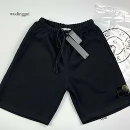 Mens Designer Stone Islan Shorts Meia Calça Roupas Vestuário Str Unissex Algodão Esportes Moda Estilo Rua Maré Joelho Comprimento Shorts Tamanho Alta Qualidade 709