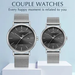 Męskie zegarki naviforce luksusowa marka kwarc prosta mężczyźni set Zestaw Watch Waterproof Męs