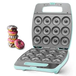 Bakers vän Donut Maker, Baking 12 Mini Donuts, Maquina Para Hacer Donas, perfekt till frukost, snacks, desserter och mer