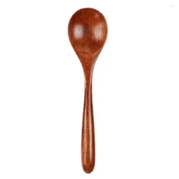 Spoons Soup Spoon Easy To Operate Lightweight Wooden For Comfortable Dining Ideal Honey Jars Enhance Home Cooking Drop Delivery Garden Otgzv