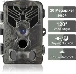 Hunting Trail Cameras 1080P 20MP high-definition hunting wildlife reconnaissance trail wild photo tracking PIR motion night vision HC810A Q240321