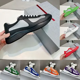 2024 Luxury Designer Shoes Downtown Low Top Sneakers Americas Cup Leather Casual Sneakers Luxe Mens Womens Sport Walk Work Out trainers