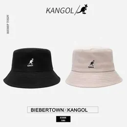 Designer Kangaroo Flat Top Fisherman Skangol Hat Sunshade Cap Fashionable and Versatile Pure Cotton Tyg Super Fire Mens and Womens Flat Top tyghatt Cap