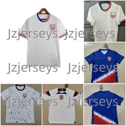 2024 2025 Jerseys de futebol pulisista dos Estados Unidos McKennie Reyna McKennie Weah Swanson USAS Morgan Rapinoe 1994 Mulher Mulher / Kids Kit Camisa de futebol