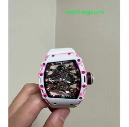 RM Watch Timeless Watch Timepiece Rm38-02 Milto Flywheel Series Rm3802 Carbon Fiber Chronograph