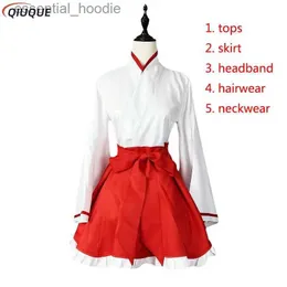 cosplay Costumi Anime Inu x Boku SS Shirakiin Ririchiyo Miko Giochi di ruolo Kimono da donna Uniforme S-5XLC24321