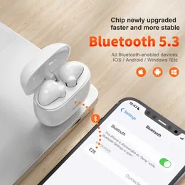 Fones de ouvido de telefone celular sem fio QERE E28 Novo TWS Bluetooth 5.3 HD Microfone HIFI 13mm Driver Baixa latência Jogos À Prova D 'Água Q240322