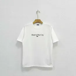 Tasarımcı Kitt Heart of the City Collection Beyaz Kısa Kollu T-Shirt Klasik Çok Yönlü Yüksek