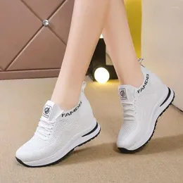 20 Aumento di primavera per le scarpe casual 2024 Autunno Donne Autunno moda Sneakers a maglie traspirante Sneaker femminile Sports Tenis de Mujer 24 21 Platm 257