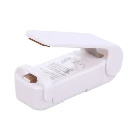 Clip per sacchetti Mini termosaldatura Hine Buste sigillanti per pacchetti Chiusura termica per alimenti in plastica Imballaggio portatile Accessori da cucina 913 Drop Deli Dhiwe