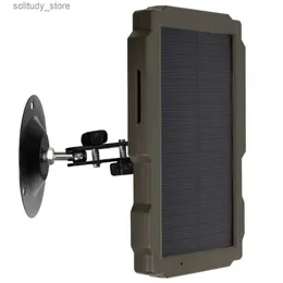 Hunting Trail Cameras Solar panel trajectory camera power charger battery for Suntek 9V HC900 HC801 HC700 HC550 HC300 series Q240321