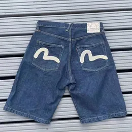 Y2K Shorts Męskie damskie streetwear harajuku hip hop drukarnia workowate dżinsowe szorty gimnastyczne letnie gotyckie menu bzdury 240313