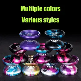 Yoyo Professional Competition Metal Yo Factory مع 10 كرات تحمل سبائك ألومنيوم عالي السرعة غير المستجيبة للأطفال Yoyo240311