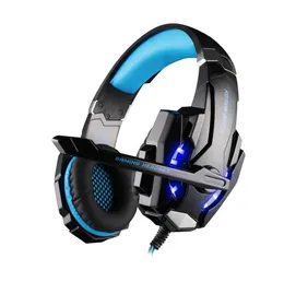 2020 Kotion barato cada fone de ouvido para jogos G9000 fone de ouvido estéreo de 35 mm com microfone luz LED para tablet PS4 laptop telefone celular DHL9360059