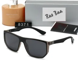 النظارات الشمسية الكلاسيكية Rao للنساء مصممة Eyeglass Baa Mens Sun Glasses حظر الرجعية الاستقطاب 5377Eewear مع صندوق