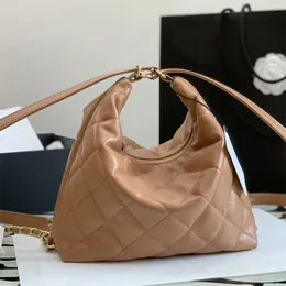 10A مرآة جودة مصمم حقيبة Hobo Bag Crossbody حقيبة يد 27 سم حقيبة سريعة إبطية حقيقية -أكياس كتف متكررة مع مربع الفصل