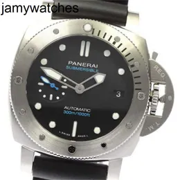 Mens Panerass Luxury Watches armbandsur Submersible Black Dial Automatic Men's Mechanical Full rostfritt stål Vattentät