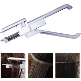 Anslutningar 6D Hårförlängningsmaskin Professional Notrace Hair Extensions Tool 100% verkligt mänskligt hårklipp för salong Lätt att använda