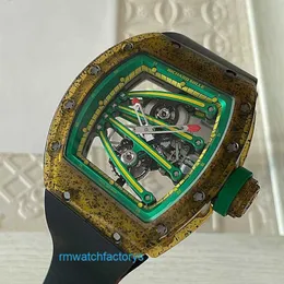 Emozionante orologio da polso esclusivo RM Watch Tourbillon Series RM59-01 Limitato a 50 orologi Kiwi Carbon Nano Material