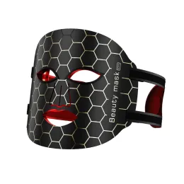 Maschera Maschera LED Maschera per terapia fotonica Terapia a luce rossa Terapia LED a 7 colori Maschera morbida flessibile fotonica avanzata antietà per la cura della pelle