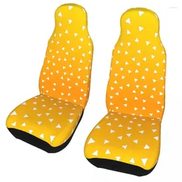 Car Seat Covers Zenitsu Cover Protector Interior Accessories For SUV Manga Japan Protection Fabric Fishing