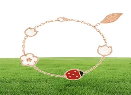 Bracciale Lucky Spring di alta edizione Gioielli classici di design Claasic Mothers039 Regalo per il giorno Gioielli in argento 9252656474