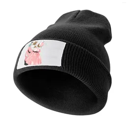 Berets preto papai noel e sra claus blush rosa vintage natal dança de malha boné snapback chapéu homem luxo homens mulheres