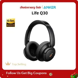 Наушники для сотовых телефонов Anker Soundcore Life Q30 Гибридные активные шумоподавления Многомодовые беспроводные Bluetooth-наушники Звук высокого разрешения 40H Q240321