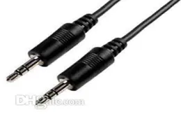 Ganzes 50 cm langes 35-mm-Pin-auf-35-mm-Pin-Stereo-Audiokabel, Kopfhöreranschluss, schwarze Farbe, 4345905