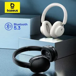 Наушники для сотового телефона Беспроводные наушники Baseus Bowie D03 Bluetooth 5.3, 40-мм драйвер для наушников, 30 часов времени воспроизведения, беспроводные/проводные наушники Q240321