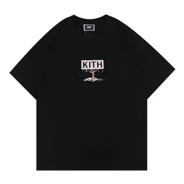 Designer Keith Treats Box Tee Tokyo Limited Cherry Tree Print T-shirt Mens and Womens stor kort ärm