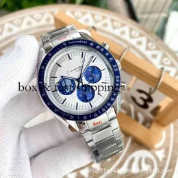 크로노 그래프 Superclone Watch Watches Wristwatch Luxury Designer Om Chaoba Fully Automatic Mechanical Fine Steel Men 's Fashion Business Leisure Montredelu