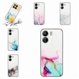 Marble Soft TPU Case for Redmi K70E Note 13 Pro 4G 13C 4G A3 4G 13C 5G Xiaomi 13t Pro Luksusowy naturalny kamień Granite przezroczystą kobietę przez tylną okładkę telefonu komórkowego