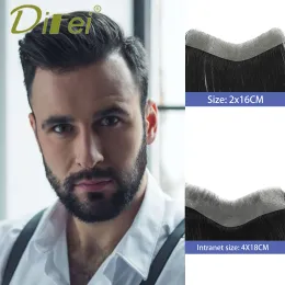 Bangs Difei Synthetic V Loop Front Hairline Wig Male Color Vshaped Front Hairline Glue Glue Viscose ثابت