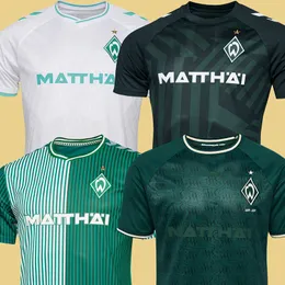 23 24 SV Werder Bremen Mens Soccer Jerseys 125th Ducksch Bittencourt Buchanan Burke Friedl Keita Fullkrug Home Football Shirt Kids Kits Kit