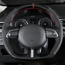 Steering Wheel Covers Customization DIY Breathable Cover Microfiber Leather Car Interior For Great Wall Haval F5 F7 F7X 2024
