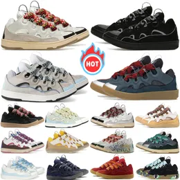 lavines Scarpe di lusso Sneakers in pelle Curb Scarpe eleganti firmate per uomo Donna Sneaker casual straordinaria Pelle di vitello Nappa Suola con plateau da uomo