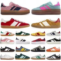 Designer sapatos casuais plataforma tênis ousado rosa brilho pulso hortelã rosa núcleo preto branco solar super pop rosa homens mulheres treinadores esportivos 36-45