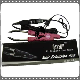 Connettori Spedizione gratuita Temperatura regolabile estensione dei capelli fusione ferro / Loof 618 strumenti per connettori per capelli colore rosa e nero