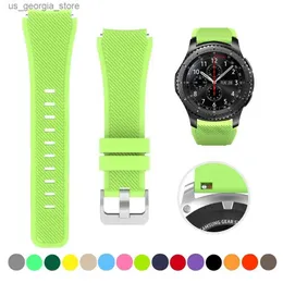 Watch pasms 20 mm 22 mm Pasek dla Samsung Galaxy 4 44 mm/40 mm 5 Pro Active 2 Gear S3 Sile Correa Bransoletka Huawei GT2/3/2E Band Y240321
