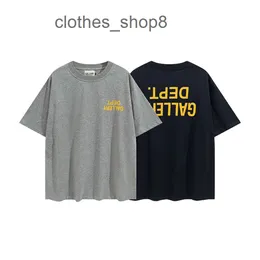 メンズTシャツギャラリーデザイナーTshirts Deptt Seaters High Street Summer Lettered Slogan Printed Round Neck Starve T-Star同じ7DJV