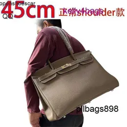 Borsa borsetta da 40 cm Borsa da 40 cm Hac 40 Fatto a mano Togo in pelle TOGO PULLA SCHIA da 45 cm Spalla autentica spalla genuina con logo QQ QQ