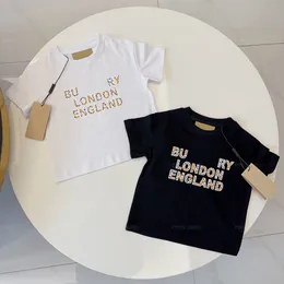 2024 New Baby Kids T-Shirt Cotton Brand Print Shirt Summer Boy Girl Clothes Short Sleeve Childr