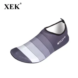 Sandals Women Sandals Couple Water Shoes Unisex Striped aqua shoes Beach Pool Dance Swim Surf Upstream Yoga Shoes ST280