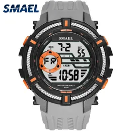 Sport Watches Military Smael Cool Watch Men Big Dial S Shock Relojes Hombre Casual LED Clock1616デジタル腕時計Waterproof230Q